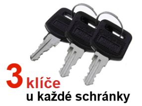 3 klíče