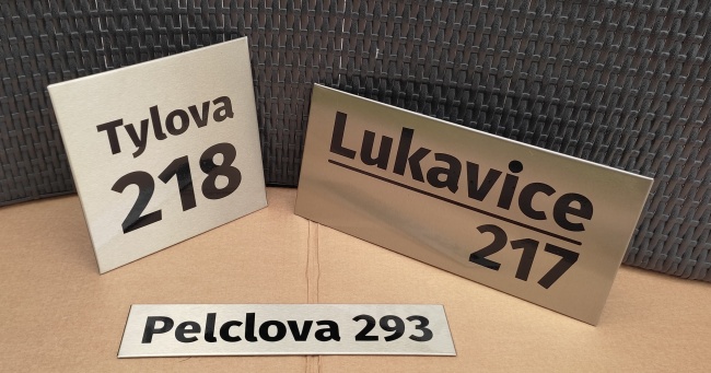 domovní čísla