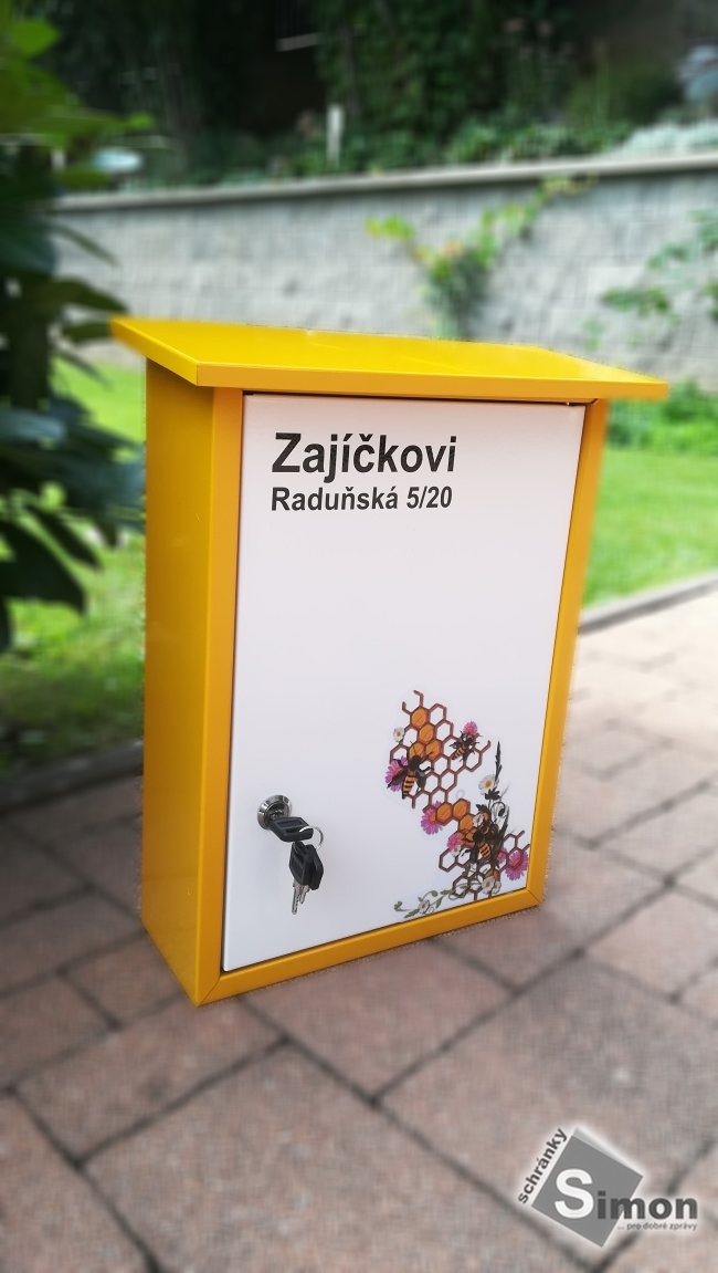 žlutá schránka