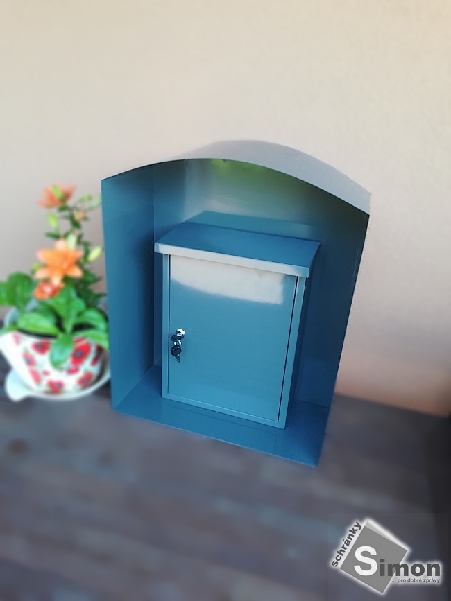 Nerezová schránka s kapličkou