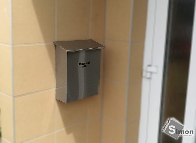 Nerezový box bez zámk na poštu