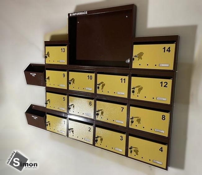 Sestava schránek Karlovy Vary