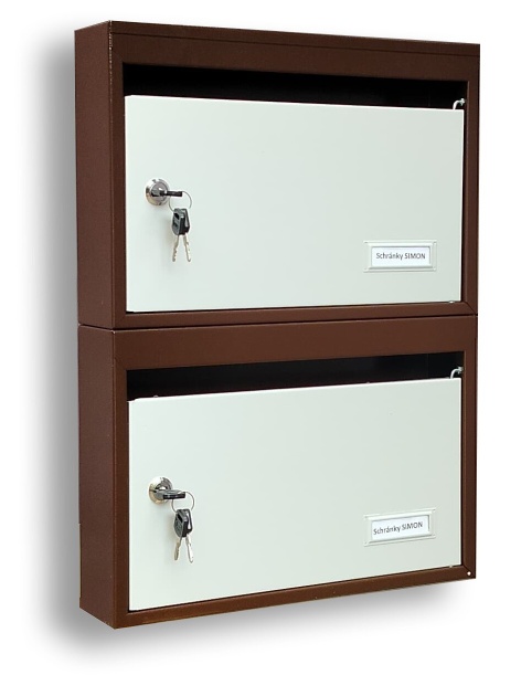 Úzké poštovní schránky typ Mini, blok B