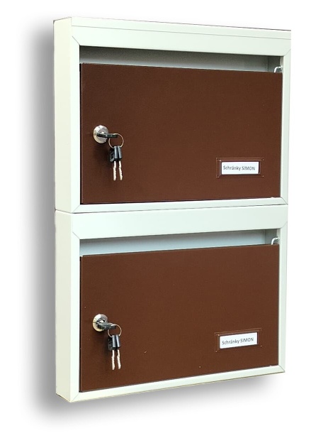 Úzké poštovní schránky typ Mini, blok B