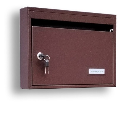 Úzká poštovní schránka typ Mini, blok D