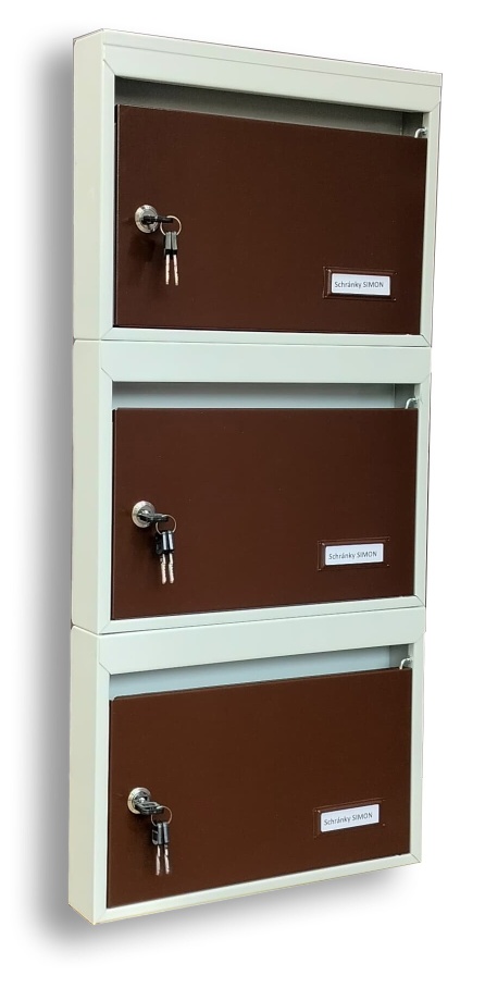 Úzké poštovní schránky typ Mini, blok E