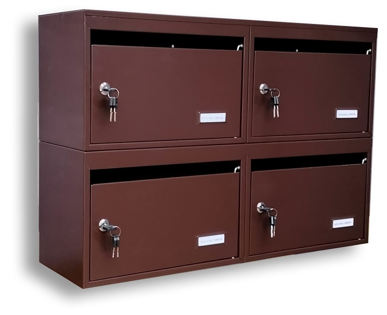 Poštovní schránky XXL PLUS, blok A