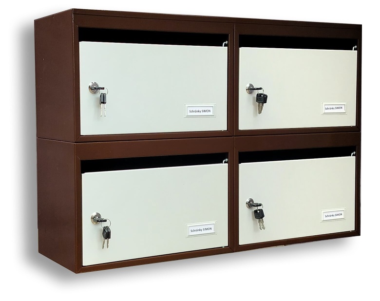 Poštovní schránky XXL PLUS, blok A