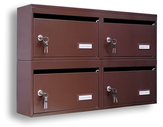 Poštovní schránky Klasik PLUS, blok A