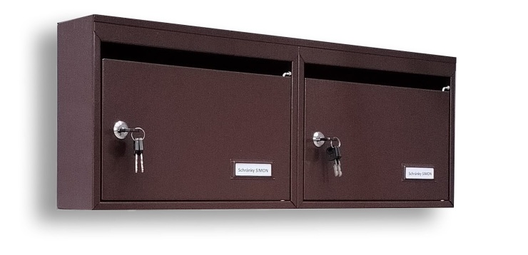 Úzké poštovní schránky typ Mini, blok C