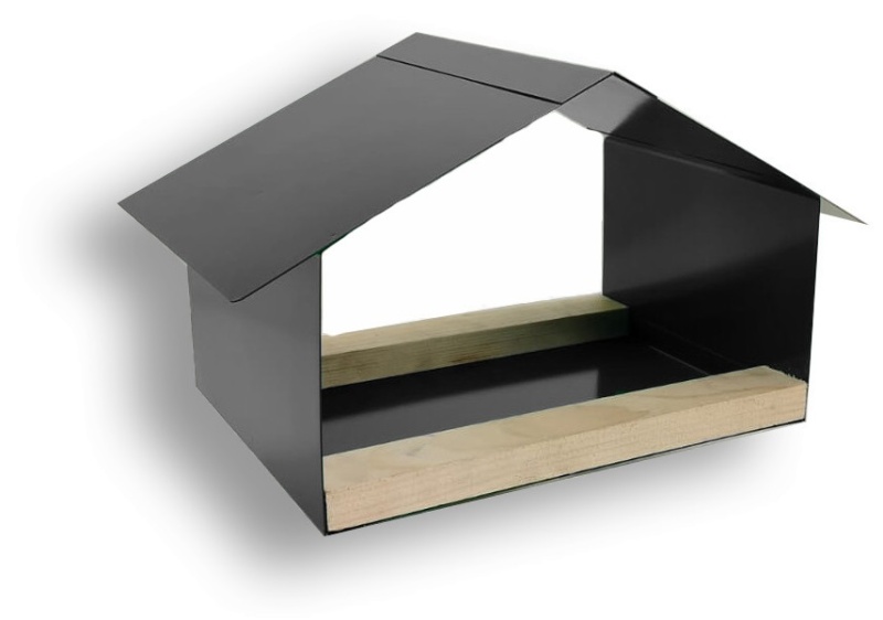 Krmítko pro ptáky, nerezové