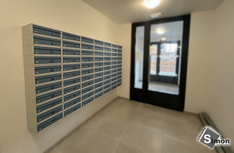 Ležatá poštovní schránka Verde II, šedá