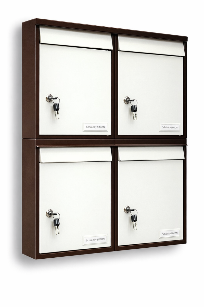 Poštovní schránka typ Ideal, blok A