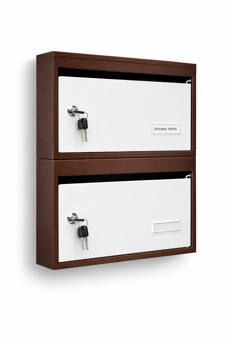 Poštovní schránky typ XXL, blok B