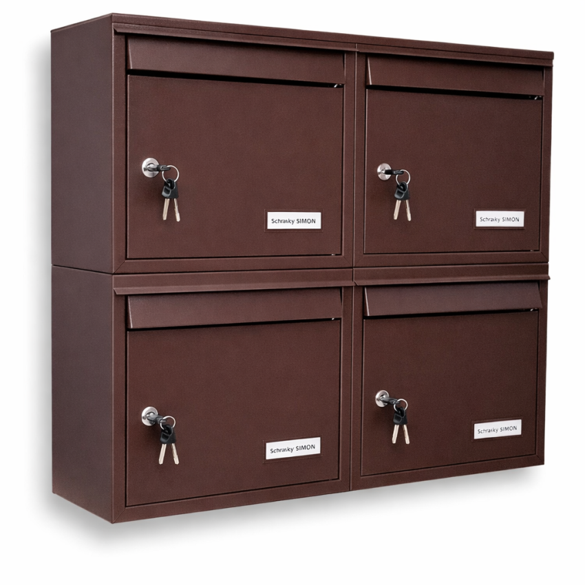 Velké schránky panelákové, typ MAX, blok A