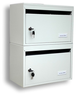 Poštovní schránky typ XXL PLUS, blok B