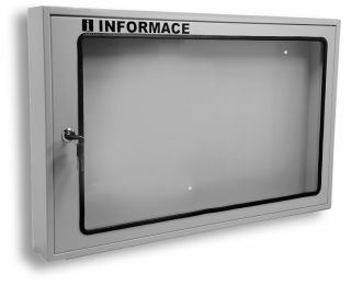 Uzamykatelná magnetická nástěnka - vitrína