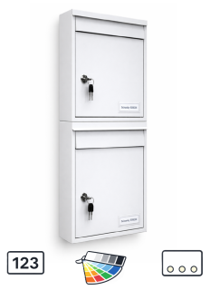 Poštovní schránky typ Ideal, blok B