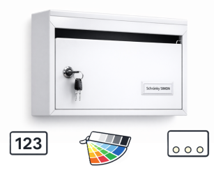 Poštovní schránka typ XXL, blok D