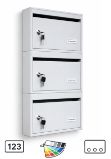 Poštovní schránky typ XXL, blok E