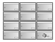 sestava schránek Klasik - 4x3