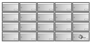 sestava schránek Klasik - 4x5