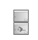 Sestava schránek 2x1