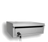 ležatá nízká poštovní schránka na poštu