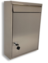 poštovní schránka z nerezu s čelním vkládáním pošty